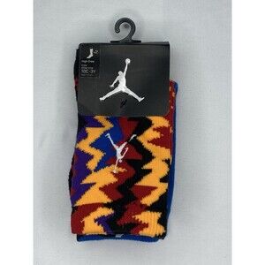 New Jumpman Michael Jordan Nike Air Boys Shoe Socks 10C-3Y 2 Pair Soaring Logo